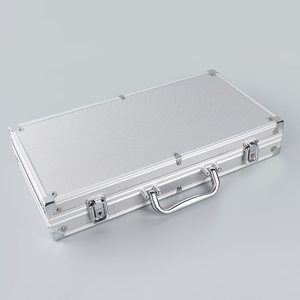 Juego de Fichas de Póker con Caja de Aluminio, Fichas de Plástico Dericsson en Texas, Incluye Bandeja con 500 Piezas - Product Image 1
