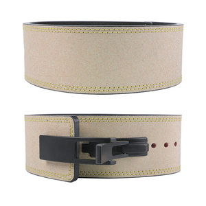Leather Weightlifting <b>Belts</b> High Quality Fitness Body Building Cowhide Leather Weightlifting <b>Belts</b> for Unisex Non-Slip Custom - Product Image 1