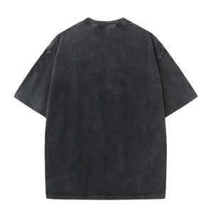 เสื้อยืดผู้ชายแฟชั่นฤดูร้อนทรงโอเวอร์ไซส์ผ้าฝ้ายระบายอากาศได้ดี ดีไซน์ลายสก็อตแบบปรับแต่งได้ - Product Image 5