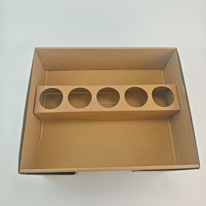 PT PACK Vacaciones Venta al por mayor Flip Table Party Chocolate Cookie Kraft <span class=keywords><strong>Bandejas</strong></span> de cartón Caja de pastoreo Embalaje - Product Image 6