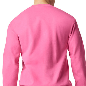 Midweight Fleece Adult Crewneck <b>Sweatshirt</b> <b>Pink</b> Lemonade Soft Warm Pullover Top Casual Long Sleeve Fleece Apparel Custom - Product Image 5