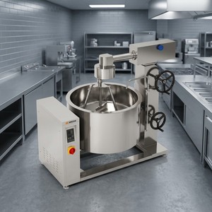 Olla de vapor con inducción y revestimiento giratorio Amicook 380V/440V, modelo de bajo consumo, estufa eléctrica de alta resistencia, suministros de cocina - Product Image 2