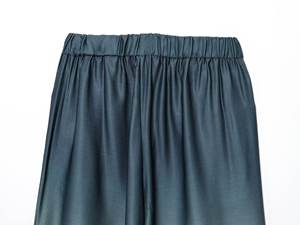 Gradient Color Casual High Elastic Wide Leg Pants Loose Fit Full-Length 100% Cotton <b>Women's</b> <b>Trousers</b> <b>Summer</b> Digital Minimalist - Product Image 4
