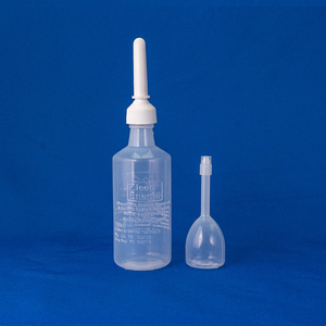 Medical Grade PP Enema <b>Bottle</b> with <b>Dropper</b> Tip 135ml Disposable Applicator with Stainless Steel Base for Medicine Use - Product Image 4
