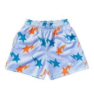 Shorts de sport décontractés pour hommes, personnalisés, en maille, avec imprimé graphique, taille élastique, cordon de serrage, poches latérales, pour la gym et le basketball, modèle OEM 2026 - Product Image 1