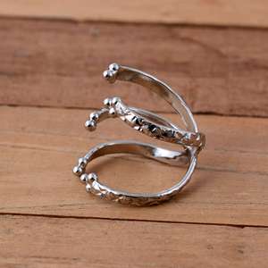 Custom 925 Sterling Silver Joint Stabilizer <b>Ring</b> <b>Adjustable</b> Functional Medical Splint Jewelry Manufacturer Direct - Product Image 3