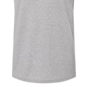 Camiseta AKA con cuello en V para mujer, camiseta de algodón con letras en gris jaspeado, ropa griega informal de manga corta, Top cómodo de verano - Product Image 3