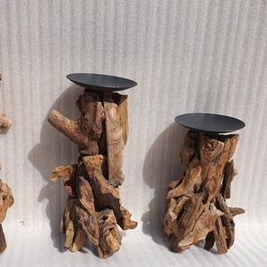 ที่วางเทียนไม้เนื้อแข็งหรูหราเฟอร์นิเจอร์บ้านที่ยืดได้สำหรับรับประทานอาหารวิลล่าหรือห้องนั่งเล่นที่ทันสมัย - Product Image 2