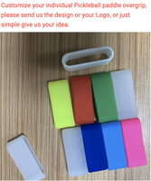 Anneau en caoutchouc de silicone personnalisé avec logo couleur pour poignée antidérapante de raquette de pickleball, anneau d'étanchéité haute élasticité