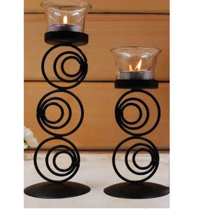High Standard Quality <b>Tea</b> <b>Light</b> <b>Candle</b> Holder Wedding Dinner Decoration Item Metal Votive Holder Black Finishing - Product Image 5