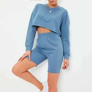 Conjunto Deportivo para Mujer, Ropa de Gimnasio sin Costuras, Top Corto de Manga Larga para Entrenamiento y Yoga - Product Image 2