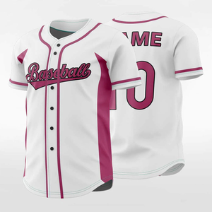 Maillot de baseball pour homme adulte, personnalisable avec logo imprimé, haute qualité, tissu 100% polyester, séchage rapide, sublimation, faible MOQ, prix abordable - Product Image 1