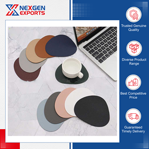 Direct Factory Supply Premium Quality Vintage Style Eco-Friendly PU Leather <b>Table</b> <b>Mat</b> Coasters at Attractive Wholesale Rates - Product Image 6