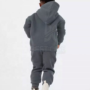 Chándales para niños con diseño personalizado, estilo urbano, efecto descolorido por el sol, suaves y cómodos, chándales holgados para niños con efecto descolorido por el sol, al por mayor - Product Image 2