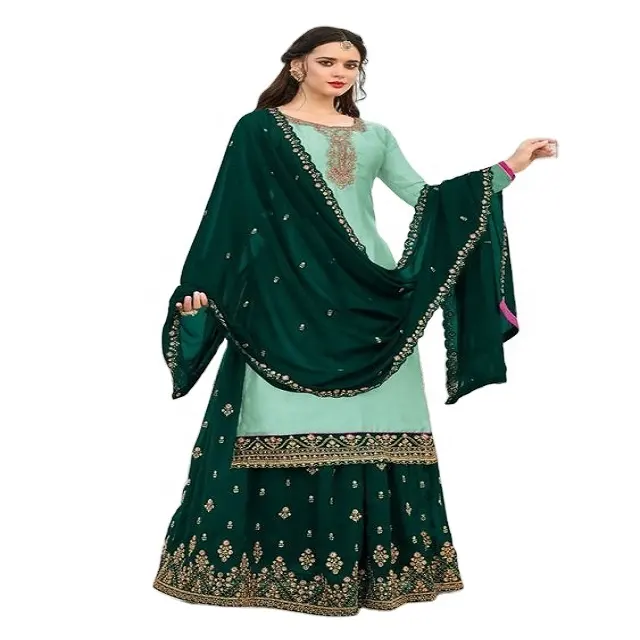 Neueste Fancy Wear Anarkali Traditionelles Kleid Damen Freizeit kleider Elegante Kleidung Plus Size Salwar Suits Co Kollektion