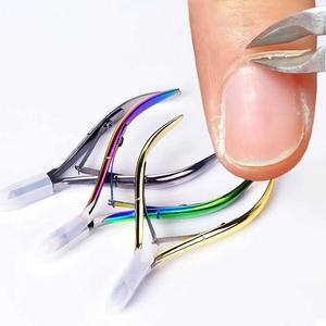 Pince à cuticules pour manucure, 1 pièce, en acier inoxydable, pince à épiler, coupe-peaux mortes, repousse-cuticules, outil de coupe 107 cm - Product Image 6