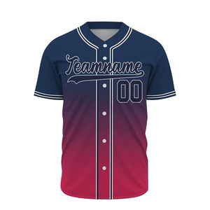 Camiseta deportiva de béisbol con botones, sublimada, para equipo, para actividades al aire libre. - Product Image 3