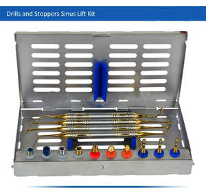 Kit de Elevación de Implantes Dentales con Tope para Taladros de Escritorio, Juego de Instrumentos de Elevación de Seno de Acero Inoxidable de Alta Calidad de Blush Surgical - Product Image 2