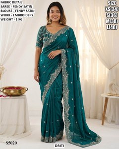 Sari traditionnel Zari Vistara Shree Krishna Textiles - Textile ethnique indien pour occasions festives - Évacuation de l'humidité pour la saison été/hiver - Product Image 6