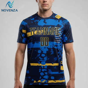 Camiseta Deportiva Personalizada para Hombre, Transpirable, Ligera, Ecológica, para Equipo Atlético, Manga Corta, Ropa Deportiva de Alto Rendimiento, Fútbol - Product Image 4