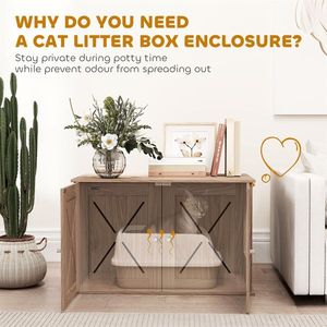 Accessoire pour litière pour chat, produit de type enclos pour les besoins d'hygiène féline - Product Image 5