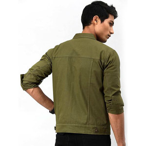 Solid <b>Denim</b> <b>Jackets</b> Formal Winter <b>Hooded</b> Windproof Cotton Front Logo Customizable High Quality <b>Denim</b> <b>Jacket</b> For <b>Men</b> - Product Image 6