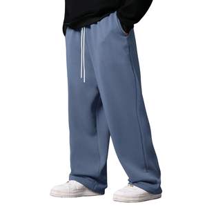 Pantalones Deportivos de Felpa para Hombre, de Alta Calidad, Estampados, de Peso Medio, con Cordón Ajustable, Corte Holgado, Tejido de Punto, Talla Grande, de Algodón - Product Image 3