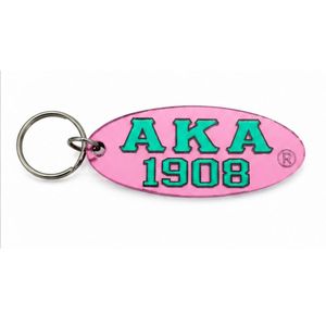 Llavero de acrílico rosa y verde, estilo personalizado, llavero de acrílico colorido, accesorio de moda, regalo, recuerdo, adorno para bolso - Product Image 1