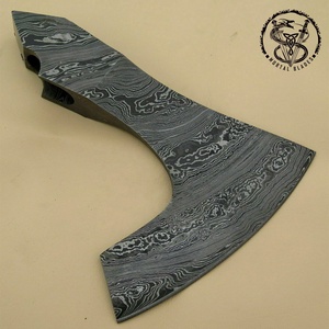 Tay Rèn Damascus Thép <span class=keywords><strong>Axe</strong></span> Đầu Đa Chức Năng Hatchet Đầu - Product Image 4