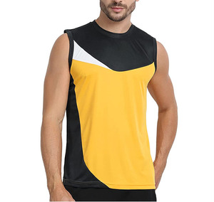 Débardeur de musculation pour homme, col rond, avec logo personnalisé, technique de lavage, qualité 100% coton tricoté - Product Image 5