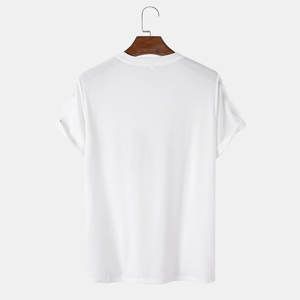 T-shirt pour homme en coton 100% personnalisé avec logo imprimé, coupe ample, vente en gros, prix bas, vente en ligne, promotion. - Product Image 2