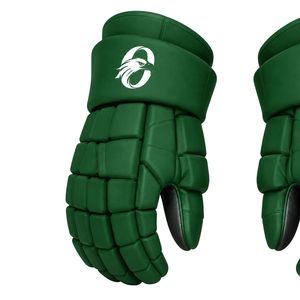 Gants de hockey sur glace verts pour hommes, gants de sport professionnels de protection, respirants, légers, durables, équipement d'entraînement d'équipe - Product Image 4