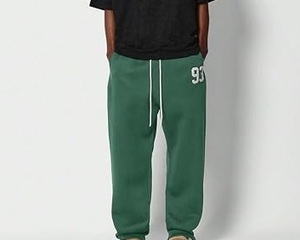 Heavyweight Streetwear Gym Hip Hop Sports Jogger 400 Gsm <b>Oversized</b> Stacked Double Waist Baggy <b>Sweatpants</b> - Product Image 2