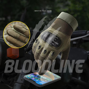 BLOODLINE Motorcycle <b>Gloves</b> <b>Touchscreen</b> Wrist Length Sporty Style Cycling <b>Gloves</b> Polyester - Product Image 1