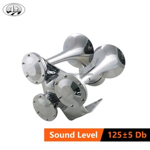 Bocina de tren de sonido potente, de un solo tono, 12V 24V, bocina de aire de zinc, triple trompeta - Product Image 5