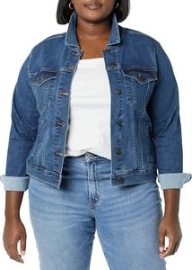 Chaqueta Vaquera Corta para Mujer de Lenova Industries, Estilo Vintage Azul con Cierre de Botones, Estilo Casual, Impermeable, Transpirable, de Secado Rápido y Holgada - Product Image 2