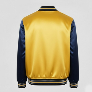 Ventes chaudes, prix bas, vestes de sport personnalisées avec logo d'équipe, fournisseur direct d'usine, veste universitaire pour hommes, col côtelé, hiver - Product Image 2