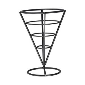 Cesta cono para patatas fritas, soporte de alambre negro para patatas fritas, cesta para servir patatas fritas, diseño de la mejor calidad, ¡gran oferta! - Product Image 4