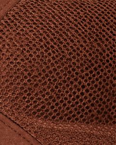 Men Brown Mesh Panel Sports Cap Breathable Lightweight Adjustable Summer Running Training Outdoor Baseball Hat For Men Use - Product Image 4