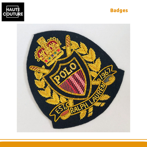 Offre incroyable - Badge en métal personnalisé fabriqué en Inde, taille 7 x 9 cm, avec feuilles et couronne, au prix le plus bas - Product Image 4