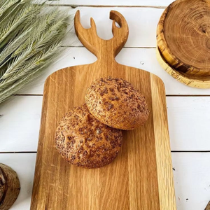 Planche à découper en bois de teck, passe au lave-vaisselle, écologique et durable pour une utilisation intensive en cuisine, restaurants, présentation alimentaire - Product Image 4