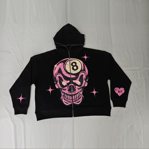 Sweat à capuche surdimensionné en coton French Terry personnalisable pour homme, lavage à l'acide, imprimé numérique, streetwear, 100% coton - Product Image 1