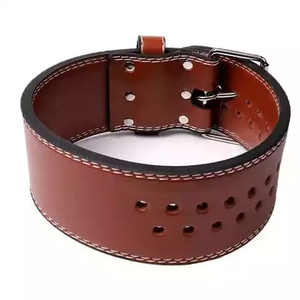 Cinturón de Cuero Transpirable de Alta Resistencia con Cierre Automático para Levantamiento de Pesas, con Hebilla, para Entrenamiento en Gimnasio y Soporte Lumbar para Adultos - Product Image 3