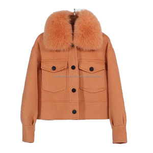 2025 Hot Sale New Autumn Winter Regular Casual Loose Waterproof Polyester Coats Stand Collar <b>Jackets</b> - Product Image 2