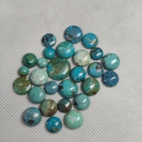 Turquoise Naturelle Octogonale Géométrique Cabochon Pierre Précieuse Libre Polie à Dos Plat pour Bijoux Vente en Gros Brandon Jewel