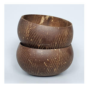 DHT ชามกะลามะพร้าวอเนกประสงค์สไตล์โบฮีเมียนสำหรับเสิร์ฟสลัดสมูทตี้งานหัตถกรรมแบบยั่งยืน - Product Image 2