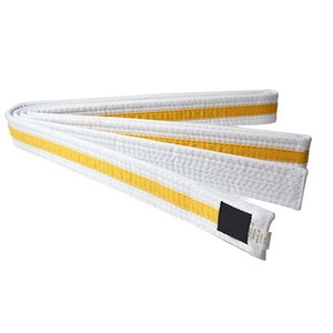 Cinturones de Artes Marciales Unisex al por Mayor con Logotipo Personalizado Bordado, para Taekwondo, Karate, Judo, Jiu Jitsu Brasileño (BJJ), para Adultos - Product Image 1