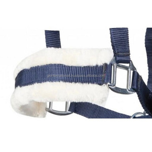 เชือกแขวนคอม้าไนล่อนทำจากงานแฮนด์เมดมีหลายสีดีไซน์ตามสั่งพร้อมแผ่นรองขนแกะที่จมูกและมงกุฏทองเหลืองแข็ง - Product Image 4