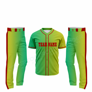 New Design Customized Color Breathable <b>Baseball</b> Uniform According to Customer Demand for Sale 2026 100% Polyester Fabric - Product Image 3