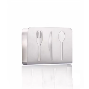 Porte-mouchoirs en métal de haute qualité avec base en bois, style étonnant et durable, fournitures pour hôtels et restaurants - Product Image 3